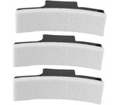 3x pastillas de freno de bicicleta estática pastillas peludas para spinning pastillas de freno de bicicleta Par de reemplazo de grupo de frenos de ...