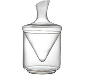 Juego de decantador de vino Decantador de vino con cubitera de cristal sin plomo Mano soplada perfecta para el hogar