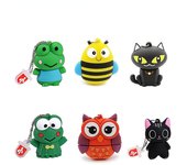 Hard Drives Cute Animal Cartoon Usb 2.0 Flash Drive 64gb Penguin U Disk 16gb Pen Drives 8gb Pendrive 32g Gifts Key Chain Memory Stick Pingüino de