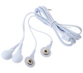 He Fei Mao Qiang Dian Zi Shang Wu You Xian Gong Si 1 PC Almohadillas de electrodos de 4 vías Unidad TENS Cables conductores Conexión Herramientas d...