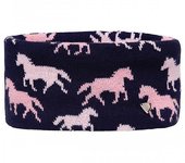 Hy Childrens/Kids Flaine Horse Headband Marina de guerra/rosa One Size