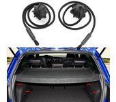 Portón trasero del coche maletero paquete estante cordón Tonneau cubierta correa para Peugeot 206 307 308 3008 207 208 407 508 2008 5008 205