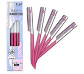 5pcs Steel Eyebrow Razor Japan Brand Eyebrow Trimmer Styling Tool Knife Shaper Shaver Blade Facial Hair Remover Rojo