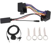Adaptador de cable Bluetooth de audio del coche para Ford Fiesta Focus Mondeo Kuga Sony 6000cd Radio Musik Stream negro