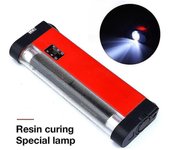 Curado de resina profesional Lámpara especial Lámpara uv Curado de resina Pegamento de vidrio Curado ultravioleta Parabrisas de automóvil Herramien...