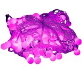 Ebox 10M 100 Led Fairy String Lights Lámpara de bola de bayas para boda, árbol de Navidad, decoración de fiestas Rojo