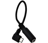 Conector micro USB a conector de auriculares de 3,5 mm Conector de conexión de auriculares Cable de audio de 15 cm