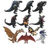 Godzilla Toys Figuras de acción 2021 Rey de los monstruos Mini dinosaurio Juguete Mothra Imago Burning Heisei Mecha Ghidorah Playsets Kids Birthday...
