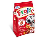 Frolic Pienso Semihúmedo para Perros Adultos Sabor Buey (Perros , Comida , Pienso) 1.5 Kg
