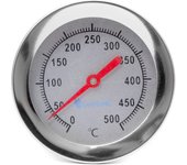 Termómetro Horno de Leña / Horno de Pizza / Horno de Piedra / 400 C / 30 Cmanalog, Bimetálico.