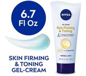 Nivea Skin Gel-Crema Corporal Reafirmante Y Tonificante con Q10, 6.7 Oz