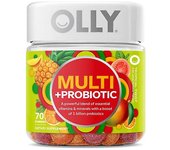 Olly Adult Multi + Gominolas Probióticas, Suplemento Multivitamínico Diario, 70 Ct