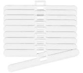 Paquete de 50 perchas superiores para persianas verticales para listones de 89 mm (3,5 pulgadas), blancos, piezas de repuesto de reparación
