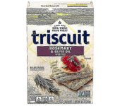 Triscuit, Romero y Aceite de Oliva, Galletas de Trigo Integral, 8.5 oz