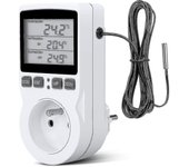 Controlador de temperatura lcd lcd de voltaje digital / calefacción, controlador de temperatura LCD, 230v para controlador de temperatura de granja...