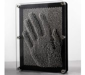 Darmowade 3d Nail Picture Pinart Picture Pinpressions Sculpture Retro 20 * 15 * 4.5cm Negro