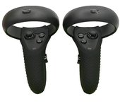 Vieja funda protectora completa negra para Oculus Quest rift S Vr Touch Controller de silicona