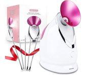 Vaporizador de vapor facial E sauna Spa Facial Caliente Facial Iono Cara Vaporera Humidificador Dispositivo Herramientas Limpieza de poros