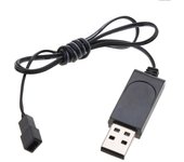 Cargador de 3.7v 500mA Batería Inteligencia USB Dron Eléctrico RC Juguetes Avión Negro