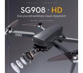 Sitabo Sg908 3 ejes cardán drone con cámara 4k de alta definición (negro)