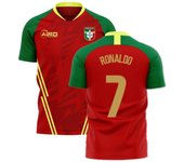 Airo Sportswear Portugal 2025-2026 Home Concept Equipación de Fútbol (Airo) (RONALDO 7) Rojo XLB