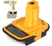 ,dm18d Dca1820 Adaptador de batería con USB compatible Dewalt 20v/18v compatible Milwaukee M18 18v Batería de litio Dcb204 Dcb205 Convertidor compa...