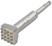 Broca de cincel de martillo eléctrico para rugosidad de la superficie Herramienta de cincel de martillo de percusión para baldosas cerámicas de hor...