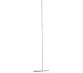 28cm escoba de silicona alargar la limpieza del piso escobilla de escobilla de pelo de mascota polvo escobas limpiador de piso de baño Blanco