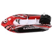 Flye Mini bote inflable yate para niños Juguetes de baño Juguetes piscina Lanchas a motor Infladores Rojo