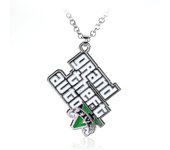 Nuevo Grand Theft Auto Carta Pendant Necklace Alloy ES12635