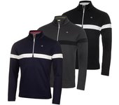 Calvin Klein Suéter de golf Calvin Klein Scale 2025 Scale CK Insul-Lite 1/2 Zip para hombre Negro L