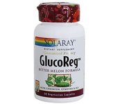 Solaray GlucoReg Bitter Melon Formula, 30 Caps (Pack de 2)