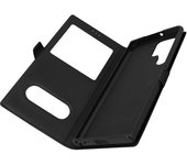 Avizar Estuche Galaxy S22 Ultra Soporte de video de doble ventana negro