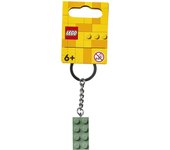 LEGO Classic Sand Green 2x4 Llavero de ladrillo 854159 verde