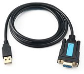 Adaptador USB a Rs232 con chip Pl2303 Cable USB 2.0 macho a Rs232 hembra para sistema operativo para Linux / Windows XP Negro