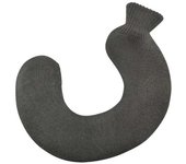 Calentador de cuello médico de goma de punto extraíble en forma de U de 1000 ml Botella de agua caliente Protección del cuello Calentador de espasm...