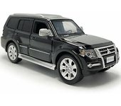 Coches de juguete 1:32 mitsubishi pajero suv modelo coche diecast toy vehículo negro