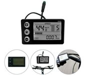 Bicicleta eléctrica S866 24-48V LCD Display Meter Panel de control para E-bike Scooter