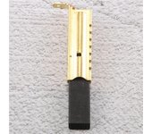 2Pcs/Set Motor de Lavadora Cepillo de Inserción de Fibra de Carbono L94MF7 para Siemens Lavadora 5X13.5X gris dorado