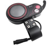 -s4 48v-60v pulgar acelerador lcd display meter para cero 8 9 10 8x 10x scooter eléctrico 6pin pantalla A