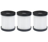 Filtro HEPA de 3 piezas para XL-618A Aspiradora de mano inalámbrica Accesorios de repuesto de filtro Piezas como se muestra