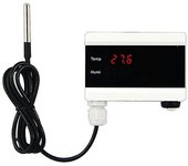 Tuya Wifi Sensor de temperatura Termómetro Detector Aplicación de vida inteligente Alerta Control de termostato doméstico Alar- @ Como se muestra