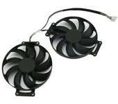 1pair Fdc10h12s9-c Rtx 2060 Super 2070 Gtx1660 Ti ventilador de refrigeración para Gtx 1660 1660ti Dual Oc Rtx2060 G Negro