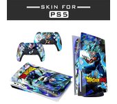 Heytea Piel Adhesiva - Compatible para PS5 - Funda para personalizar la Consola - Película de vinilo extraíble - Calidad HD Satén Mate (Disco, Drag...