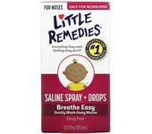Little Remedies Pequeños remedios, Aerosol salino + gotas, Para narices, 0.5 fl oz (15 ml)