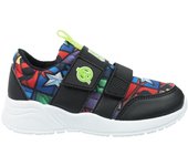 Boys Black Marvel Avengers Símbolos Low-Top Sports Trainer UK Tallas Niño 8-2 Negro 9 UK Child