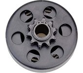 Embrague centrífugo cilíndrico de 3/4" Reemplazo de 10 dientes Cadena compatible con 40/41/420 Go Kart Mini Moto Baja Go Powersports-E