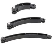 Extensión del brazo del casco de 3 vías para Gopro 9 8 7 6 5 Sjcam 4k sin tornillo