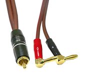 Enchufe Banana A Cable De Altavoz Rca,Cable De Altavoz Rca Macho A Enchufes Banana (2banana) 4N Ofc Altavoz Hifi-DT