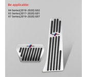 Para Bmw M Performance F20 F22 E90 E92 F30 F34 G20 F32 F36 F10 F07 Cubierta de pedales de coche E84 F48 F25 G01 F26 G02 E70 G05 Accesorios F 2pc
